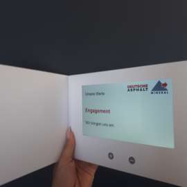 Video Booklet 7 Zoll IPS Bildschirm für Deutsche Asphalt