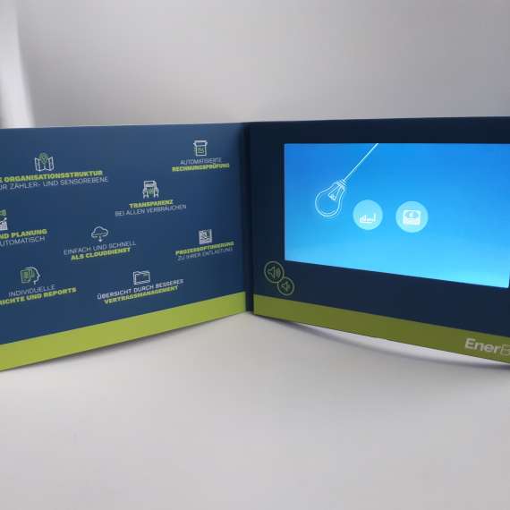 Video Booklet 7 Zoll IPS Bildschirm für Tengelmann Energie